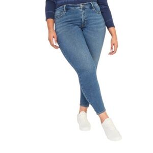 Old Navy NWT Sz 22 Rockstar Super Skinny Mid Rise  Womens Jeans Stretchy New